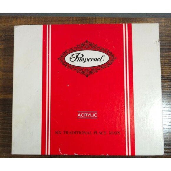 Vintage Pimpernel Acrylic Place Mats Artwork Set 6 English Cottages Countryside - Picture 13 of 14